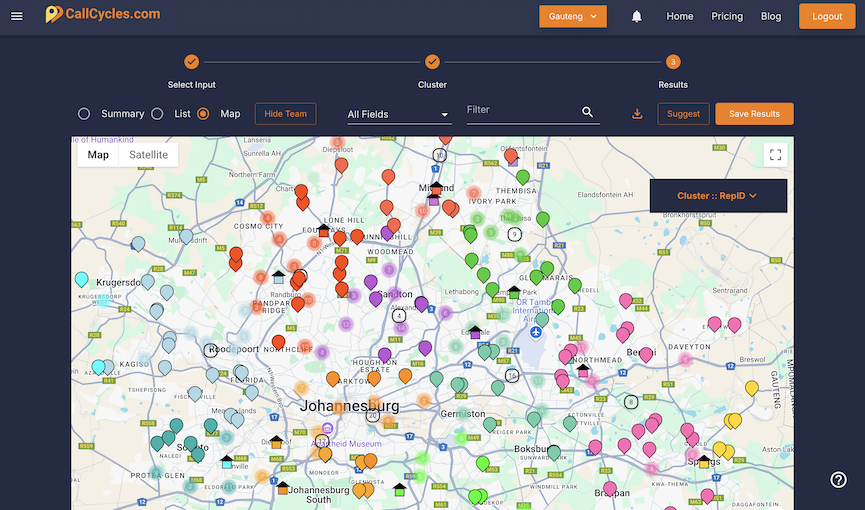 Geographic Customer Clustering
