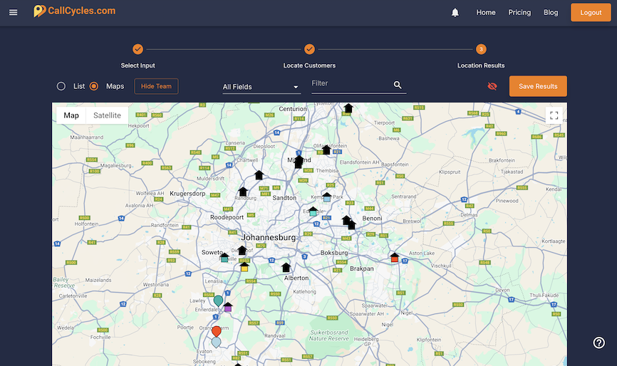 Customer Geolocation